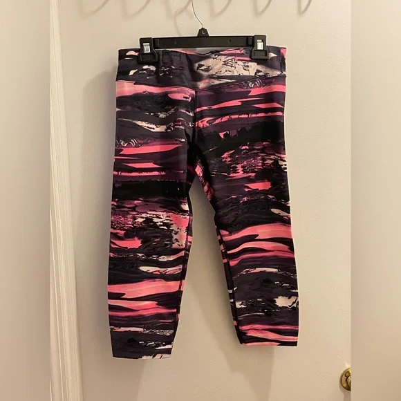 Calvin Klein Performance Leggings Black Multi XL - Picture 2 of 6